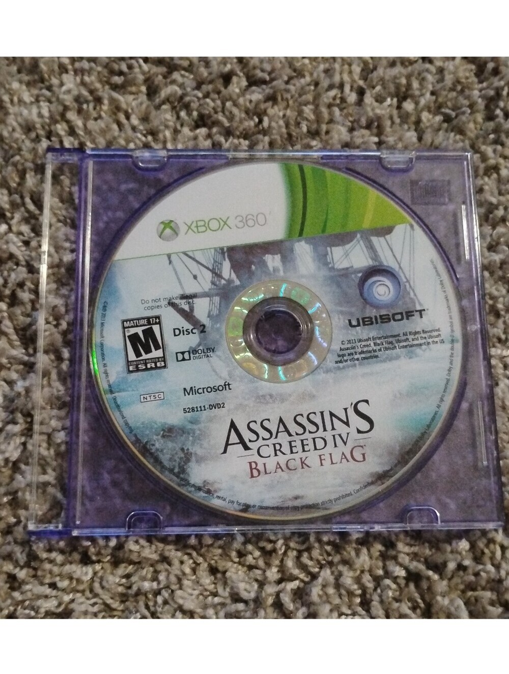 Assassin's Creed IV: Black Flag - Xbox 360 (Disc 2 Only) - Replacement Disc